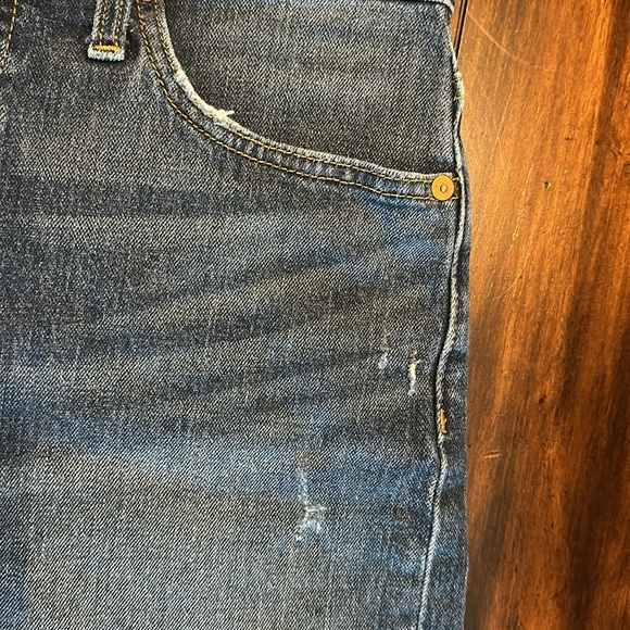 MADEWELL Women's High-Rise Denim Shorts Raw Hem Size 26 - Picture 9 of 11